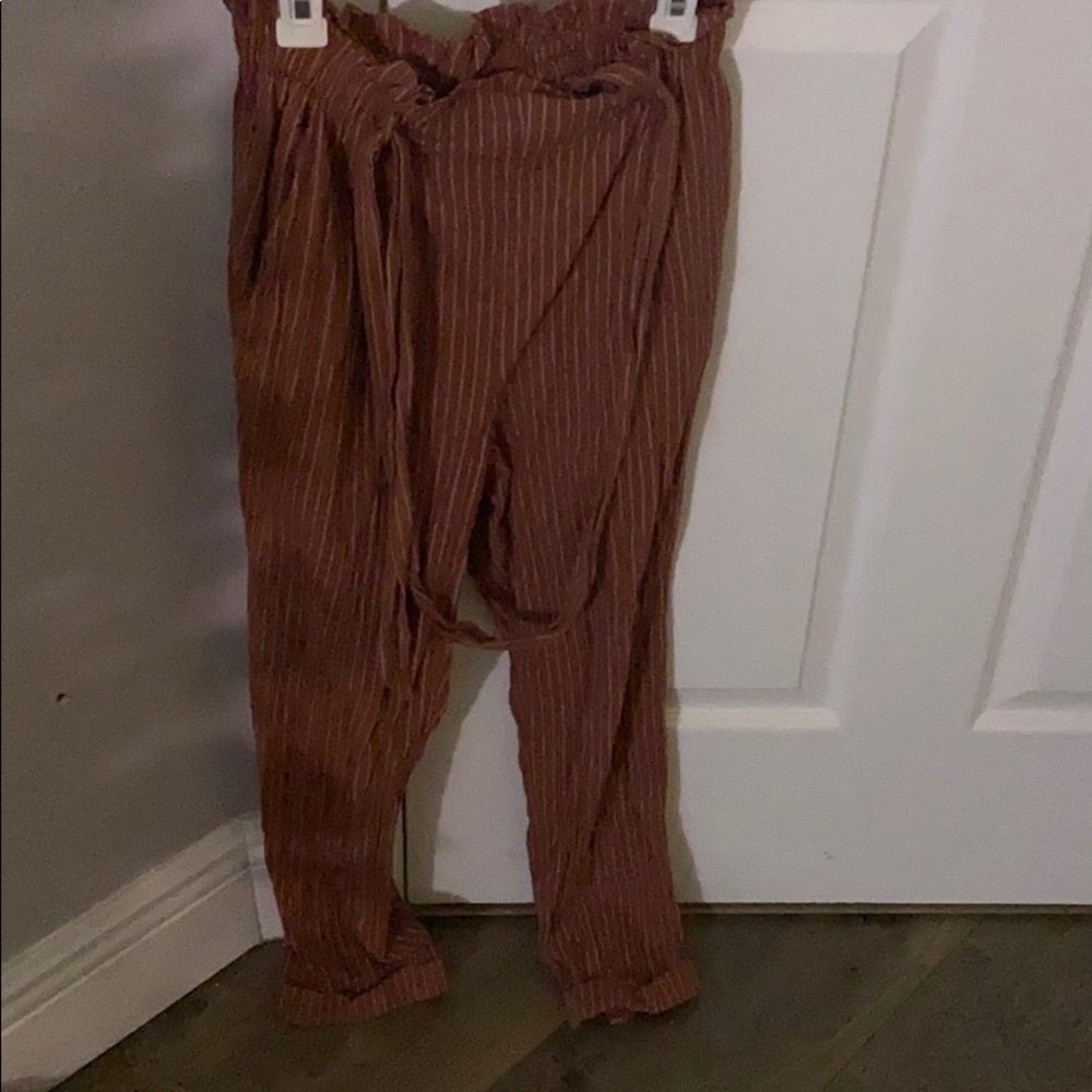 long ruffled too pants